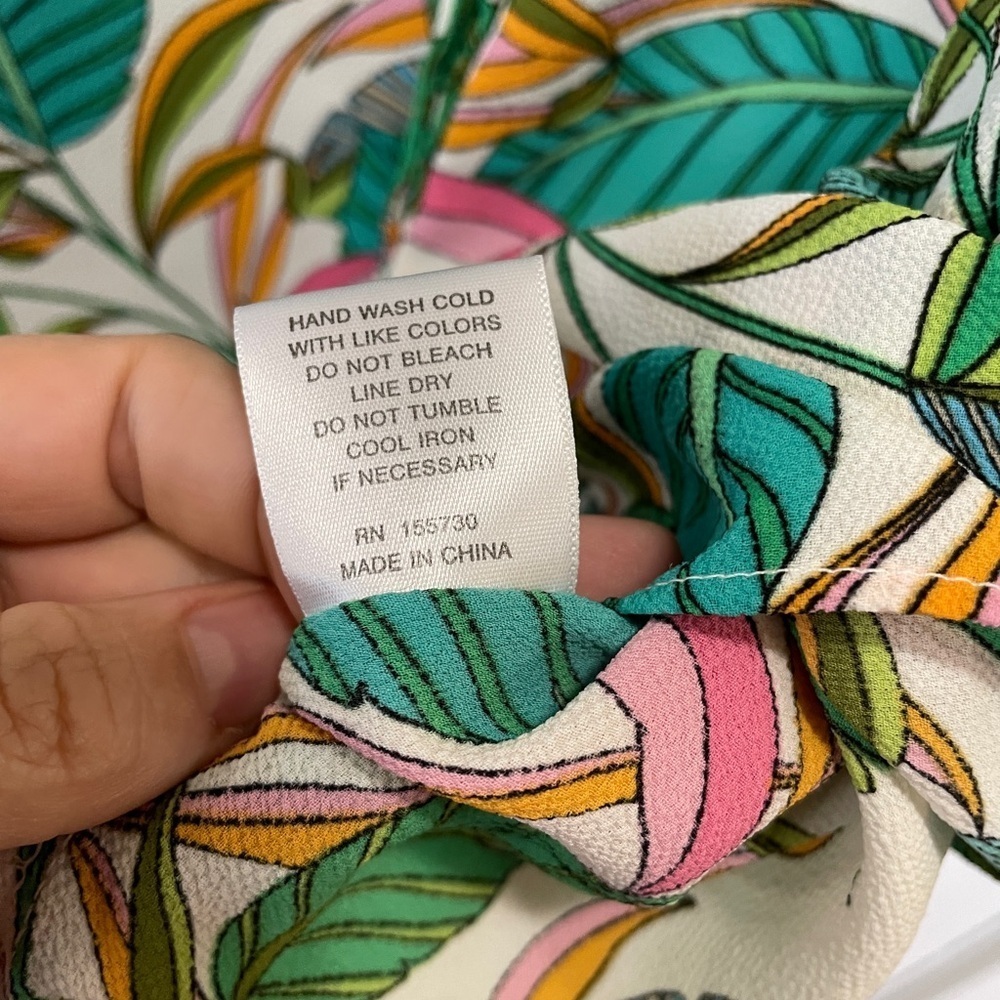 Green and Pink Button Down Shirt - Picture 11 of 15